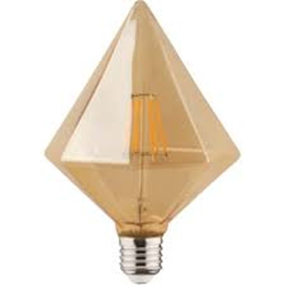 HOROZ 6W RUSTİK PYRAMID LED AMPUL E27 001 035 0006