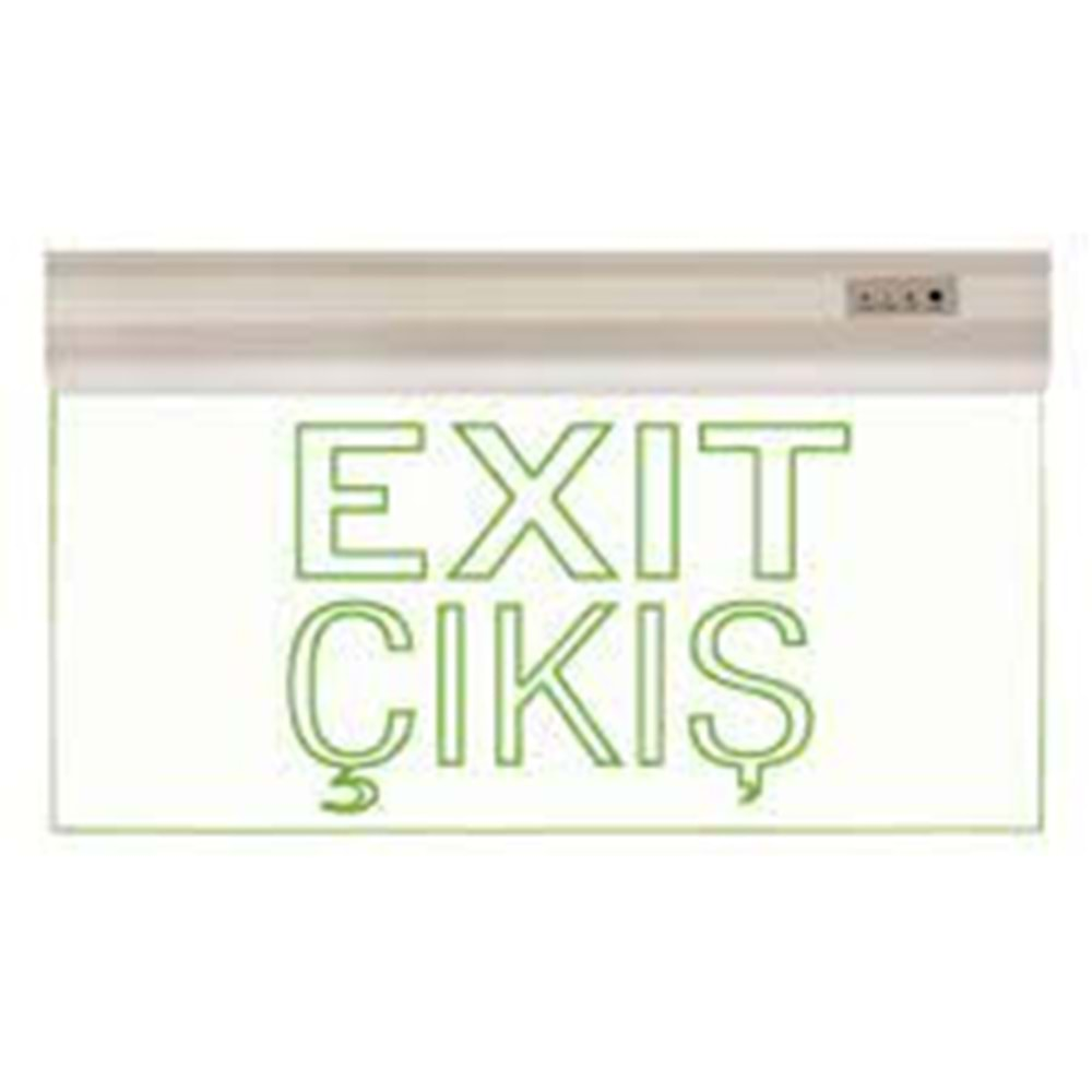 HOROZ 1.5W LED IŞILDAK EXIT CAMLI - ZOFF 084 019 0001