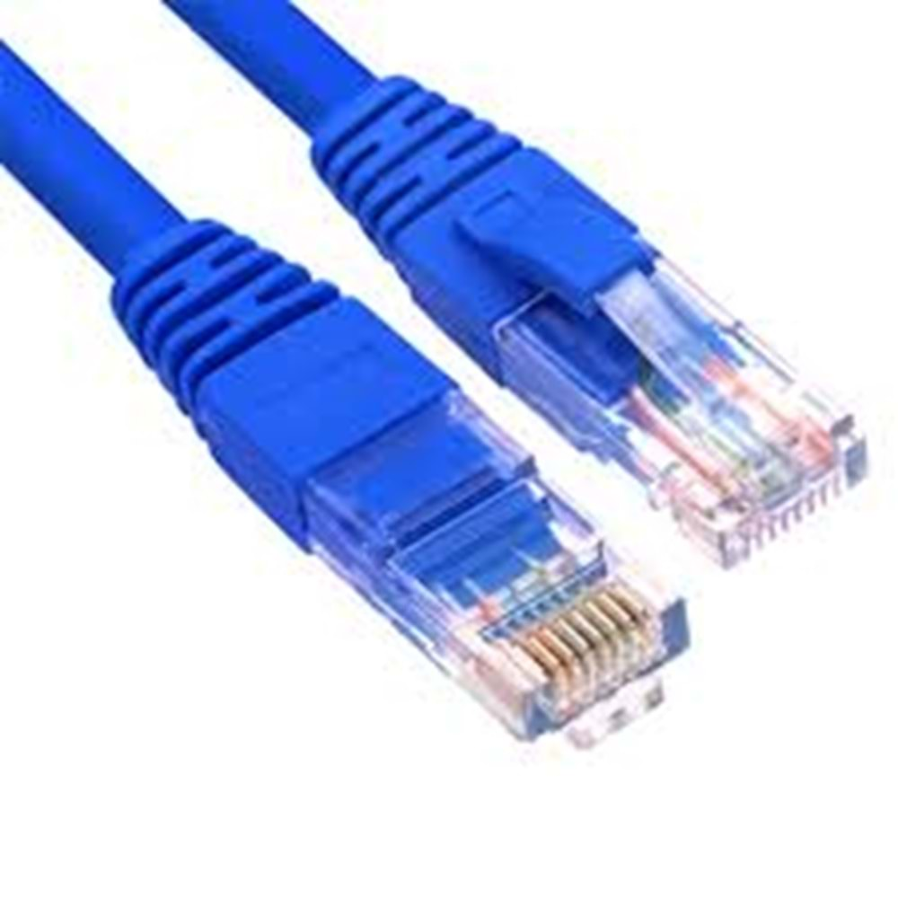 1MT CAT6 UTP LSZH PATCH KABLO MAVİ