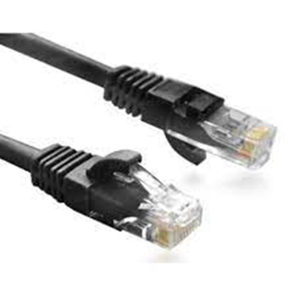 1MT CAT6 UTP LSZH PATCH KABLO SİYAH BC&ODC