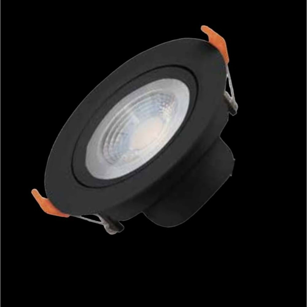 ACK AD01-00501 5W 3000K SİYAH KASA LED SPOT AYDINLATMA