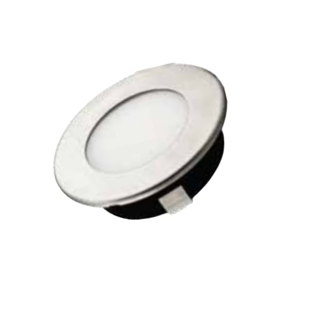 ACK AH07-01204 2,5W 210LM SATEN KASA 3000K SIVA ALTI LED SPOT