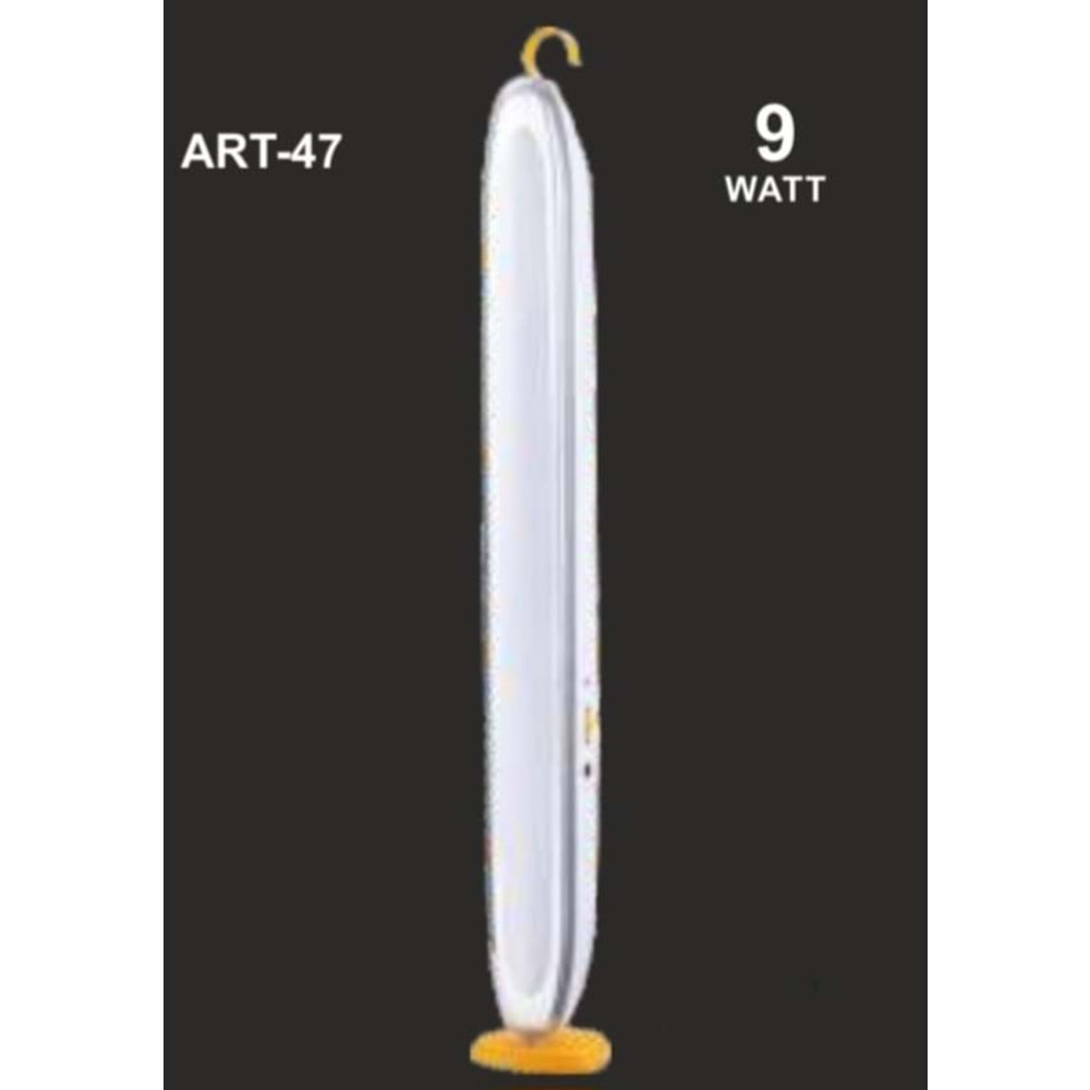 ARTI LED ART-47 9WATT 6500K 2400 mAh PİLLİ LEDLİ IŞILDAK