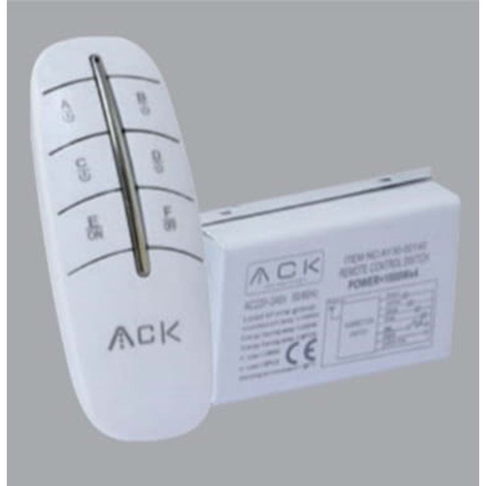 ACK 220V DÖRTLÜ AVİZE KUMANDASI AY30-00140