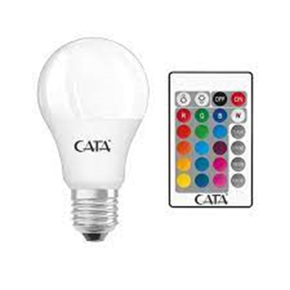 CATA 9W RGB LED AMPUL KUMANDALI 6500K BEYAZ IŞIK CT-4058