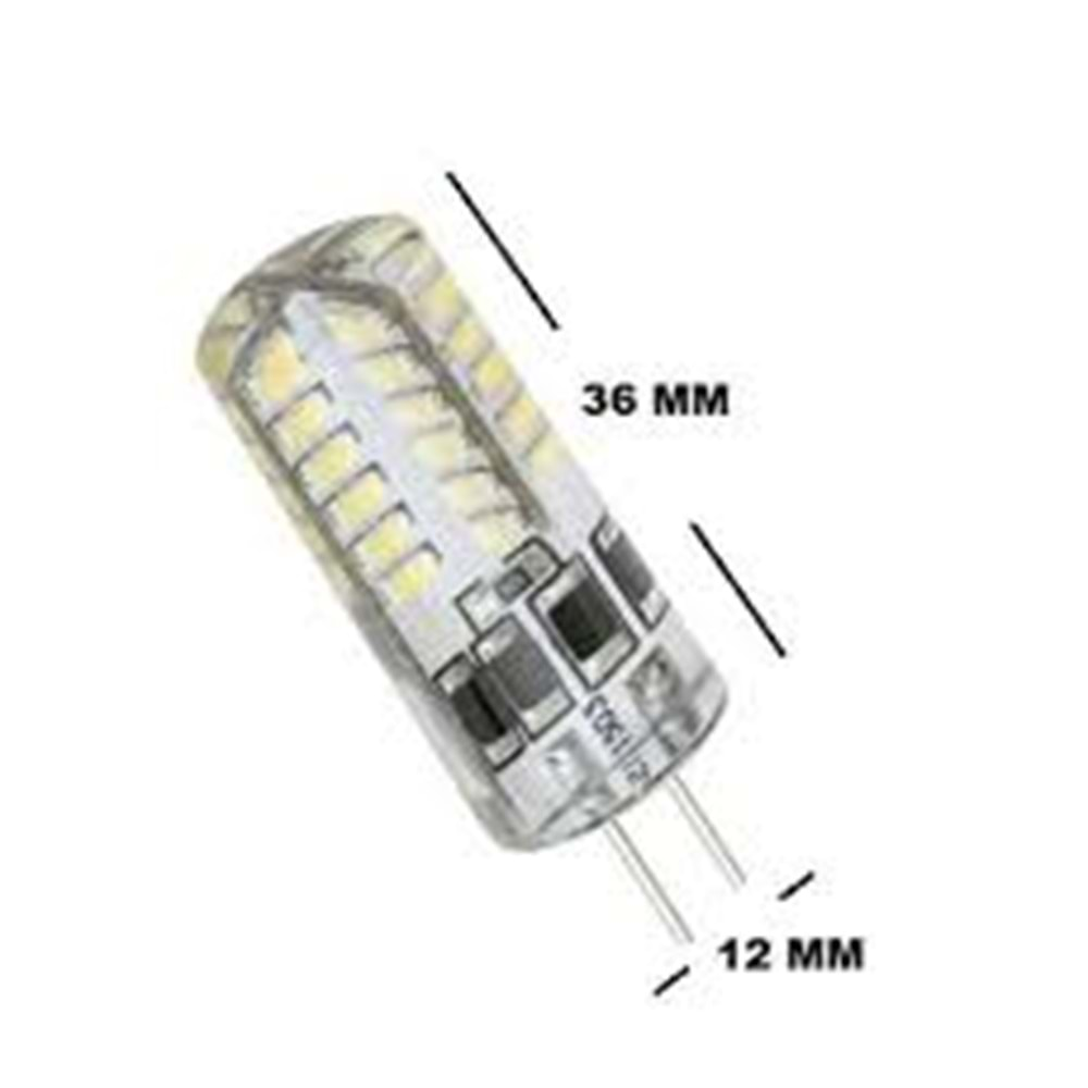 CATA 6 W G4 12 VOLT LED KAPSÜL AMPUL 6500K BEYAZ CT-4251B