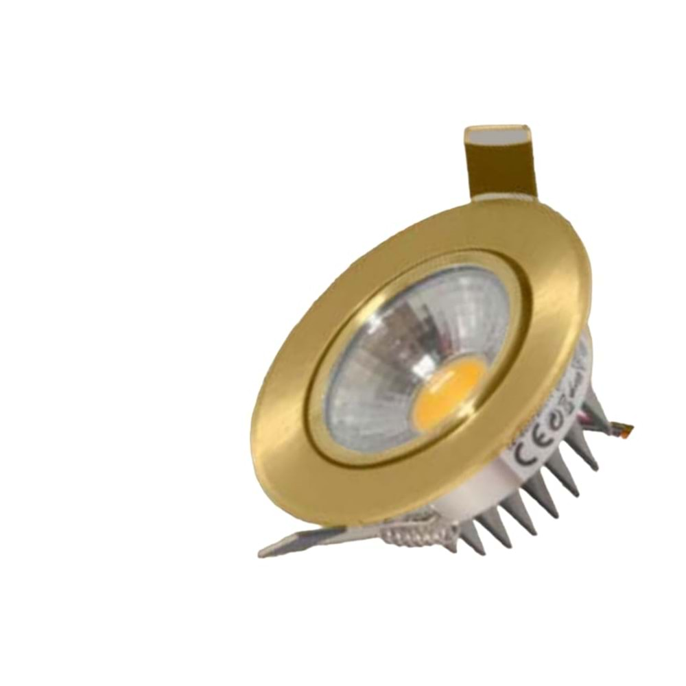 HELIOS HS 1202 5W GOLD KASA 3200K SIVA ALTI LED SPOT