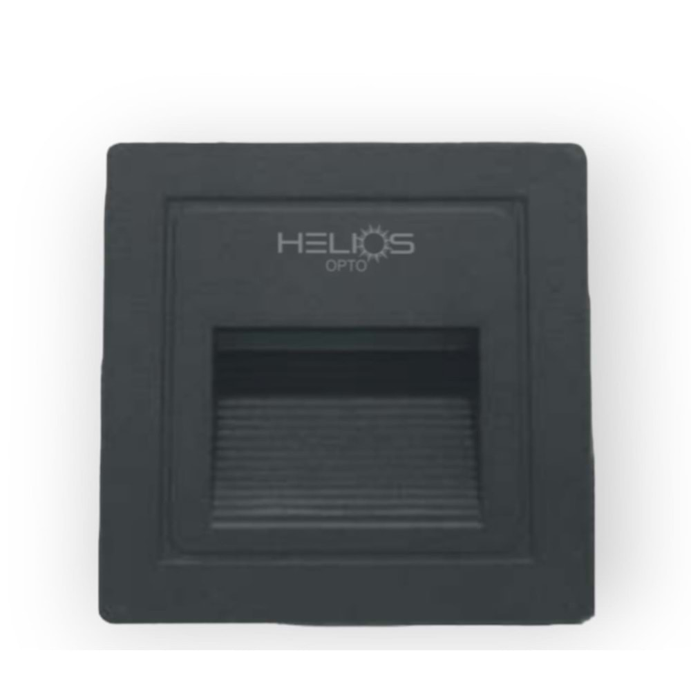 HELIOS HS 6010 3W 6400K SIYAH METAL KASA KORİDOR AYDINLATMA