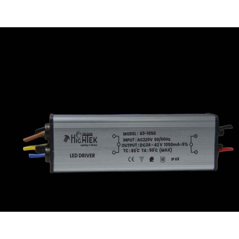 HIGHTEK HT 6019 METAL LED DRIVER IP65 60-1050WATT