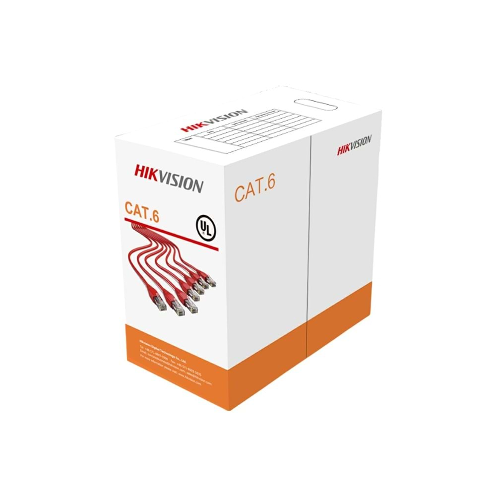 HİKVİSİON DS-1LN6-UU 23AWG UTP CAT6 305MT KABLO