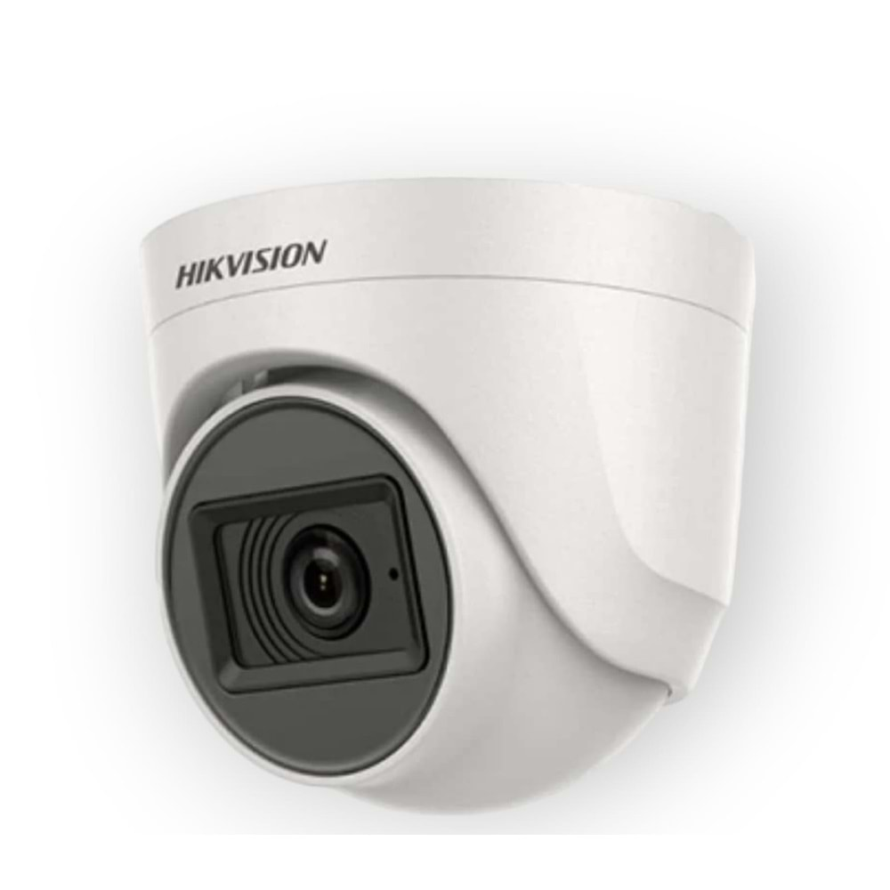 Hikvision DS-2CE76D0T-ITPFS Dahili 1080p Mini IR Dome Kamera (DAHİLİ MİKROFON-KOAKSİYEL)