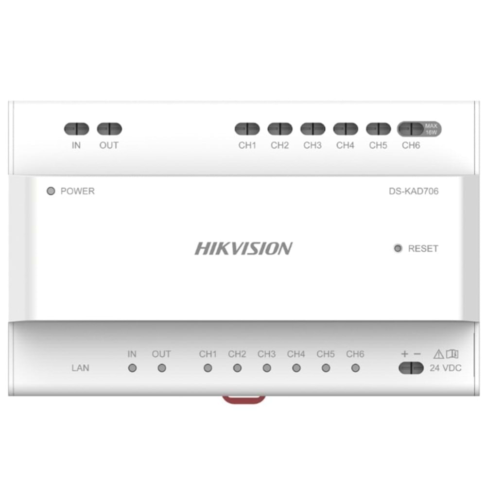 Hikvision DS-KAD706 İKİ TELLİ VİDEO / SES DAĞITICI İnterkom