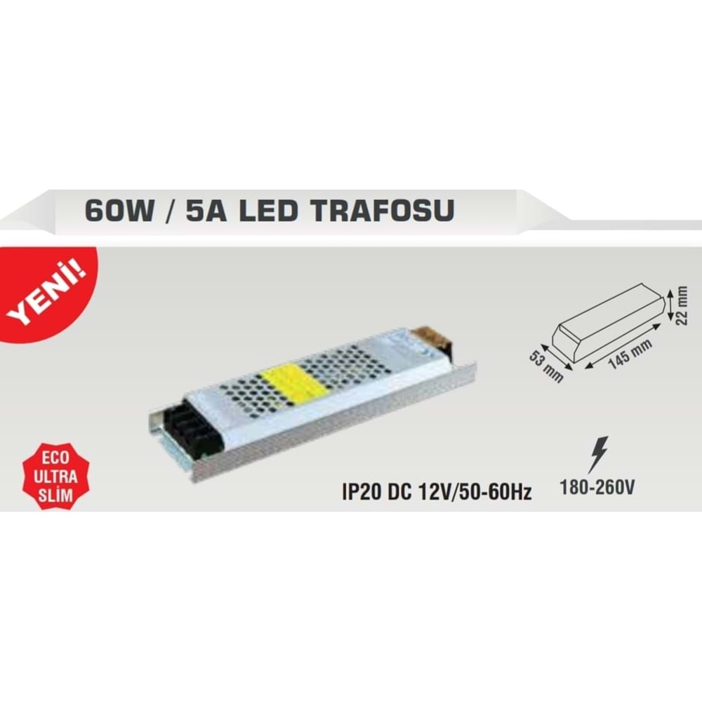 KLD001 60W 5AMPER LED TRAFOSU