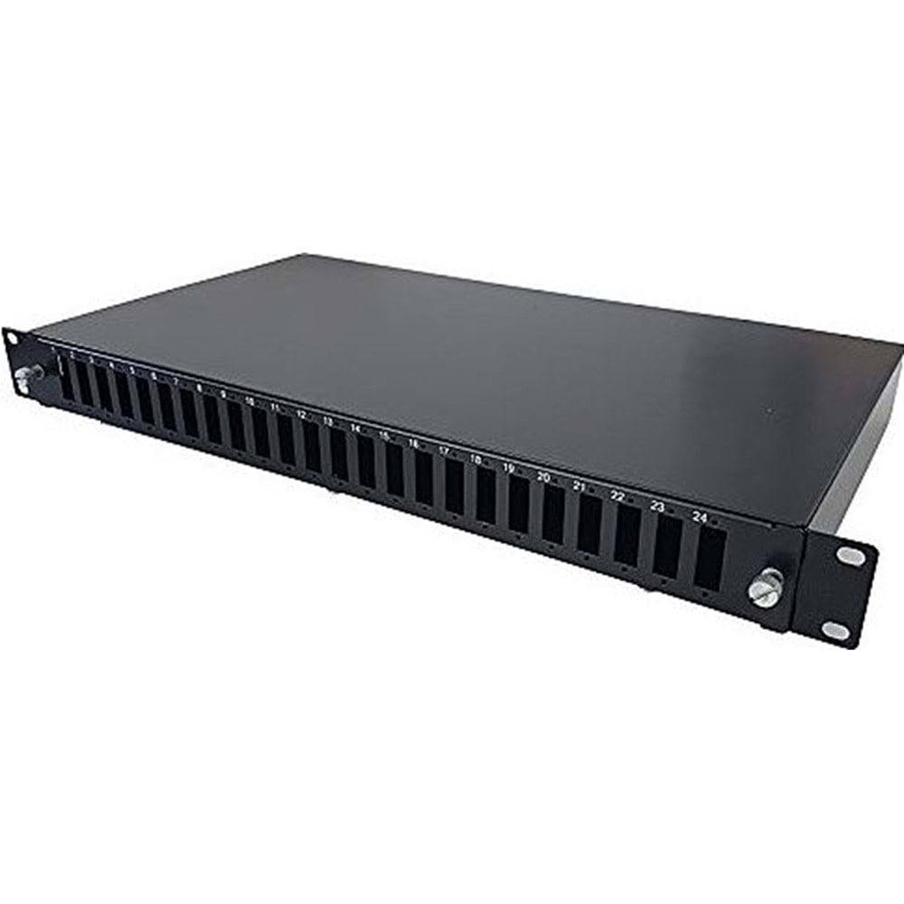 PPR24PSCDX 24 PORT SC DX FİBER PATCH PANEL (RACK TİPİ) BOŞ