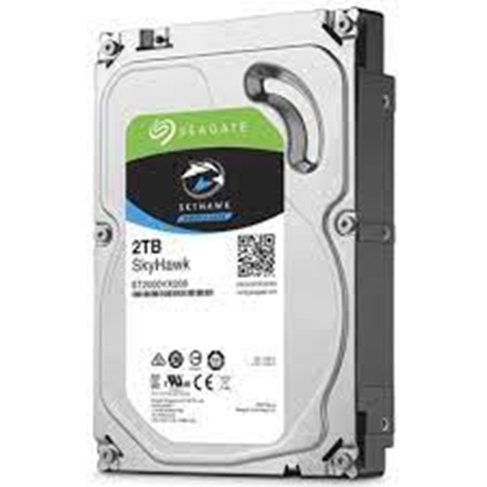 SEAGATE 2TB HARD DİSK ST2000VX008 - SkyHawk 3.5 5900RPM 64MB SATA3.0 Güvenlik Hard Diski