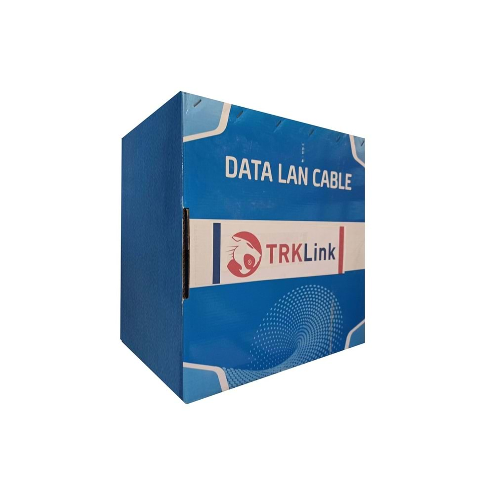 TRKLİNK CAT6 4X2X23AWG U/UTP PE CCA KABLO 305 MT KUTU-SİYAH(OUTDOOR)