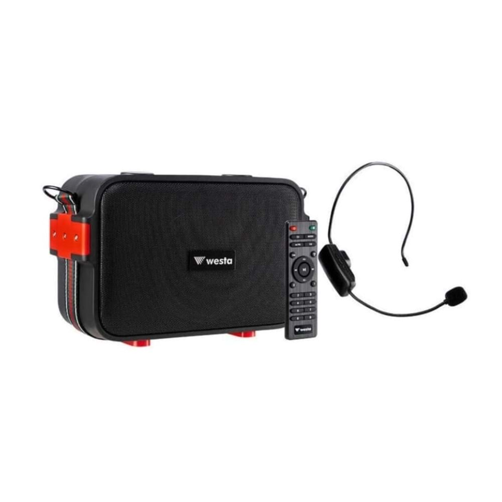 Westa WAP-500T +1 Headset Mic. Taşınabilir Ses Sistemi