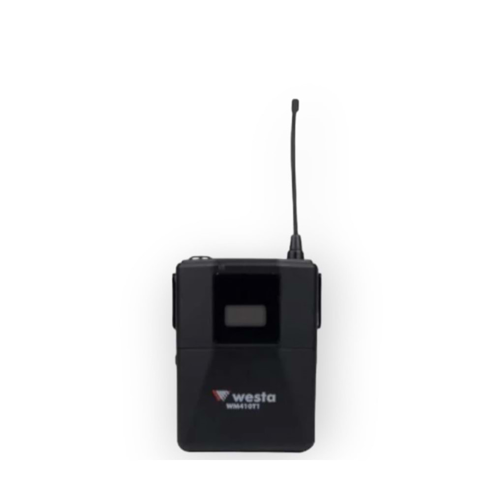 Westa WM-410T1 UHF Yaka Mikrafonu 3Pin Giriş