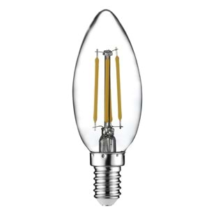 HOROZ 4W LED AMPUL 6400K E14 DUYLU FILAMENT CANDLE-4 001 013 0004