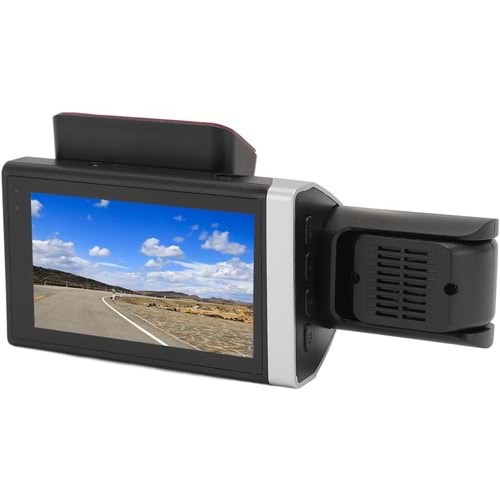3 KAMERALI 1080P FULL HD ARAÇ KAMERASI 128 GB HAFIZA KARTI DESTEKLİ