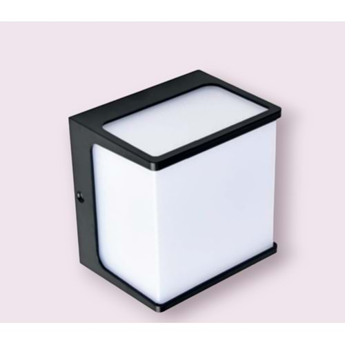 HOROZ CUBE 076-068-0008 8W 4200K SİYAH LED BAHÇE AYDINLATMASI