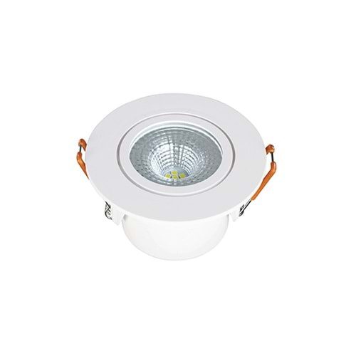 KDL107 5W 6500K 450LM YUVARLAK KASA BEYAZ SMD PLASTİK DOWNLIGHT SPOT ARMATÜR