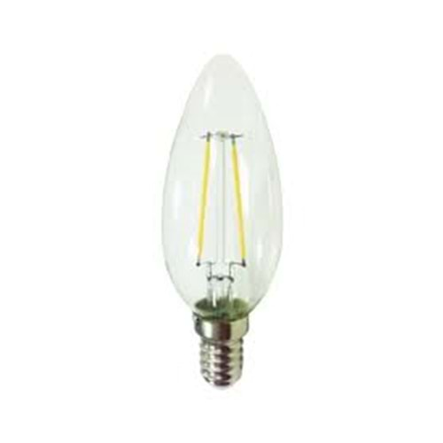 KES499 4W 440LM E14 DUY 2700K LED FLAMANLI BUJİ AMPUL