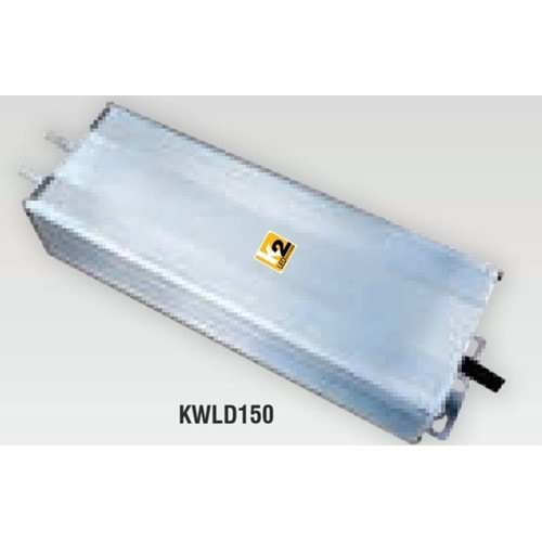 KWLD150 150W 12,5A IP67 DIŞ ORTAM ŞERİT LED TRAFOSU