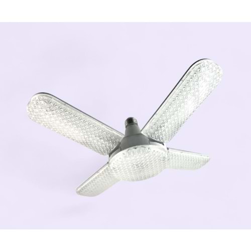 NO-VO JUMBO BOY KRİSTAL 4+1 60w KOLLU LED PERVANE AMPUL