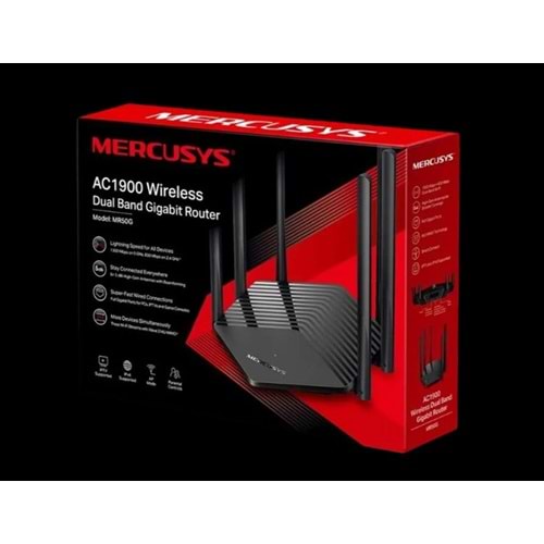 TP-LINK MERCUSYS MR50G AC1900 2.4/5GHZ 1900MHZ DUAL BAND KABLOSUZ WIFI ROUTER