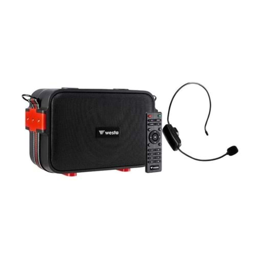 Westa WAP-500T +1 Headset Mic. Taşınabilir Ses Sistemi