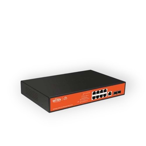 Wi-Tek WI-PCMS310GF 8GE+2SFP Cloud L2 Managed PoE Switch