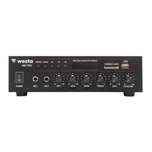 WESTA WM-750U 80 WATT MİXSER AMFİ